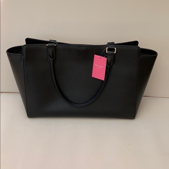 NWT Kate Spade Leather Bag Black Kelsey Orchard - Picture 4 of 11